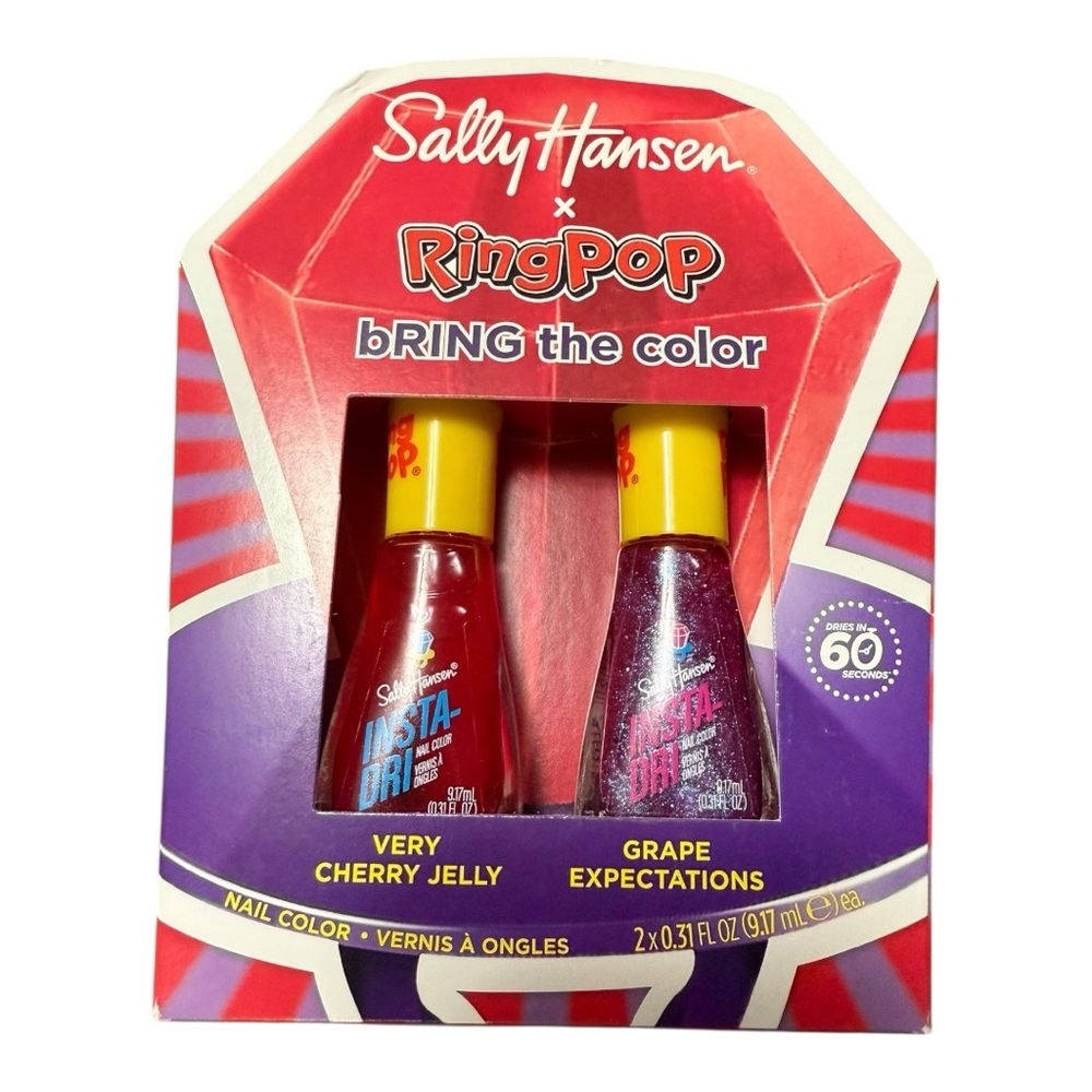Sally Hansen Insta-Dri x Ring Pop Nail Polish Duo Gift Set